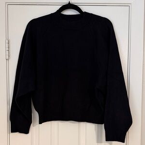 Mockneck Black Women’s Sweater